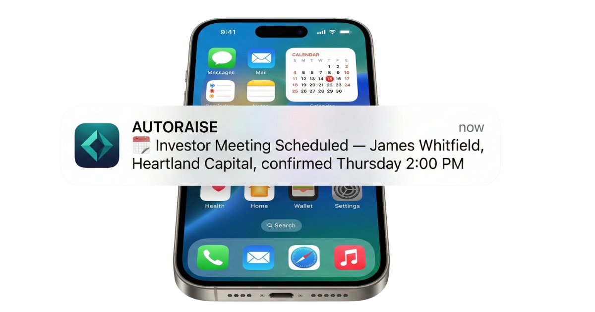 Investor Meeting Notification